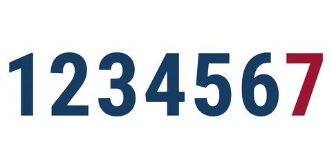 Numbers Canva AI generated plain